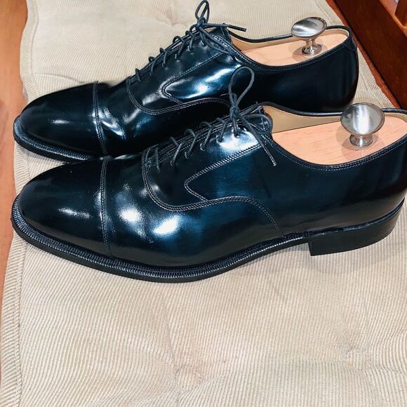 Johnston and Murphy Optima handcrafted Cap Toe Oxford. - Picture 3 of 14